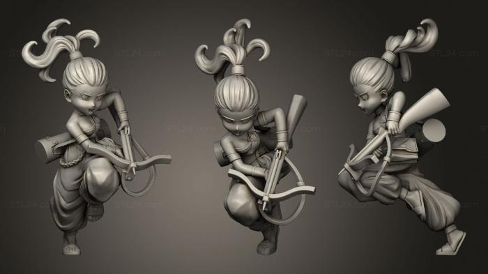 Figurines of girls (Bhesma, STKGL_0598) 3D models for cnc